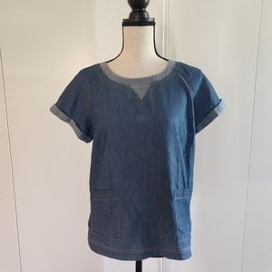 🚚MOVING SALE! Converse Denim Top